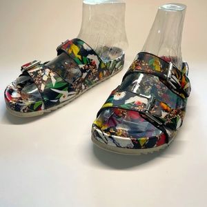 ASH Leather Sandals / Floral print